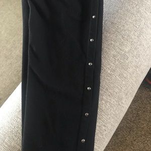 Black studded leggings.